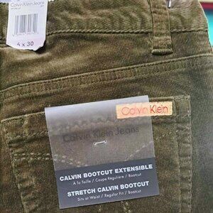 New Calvin Klein Stretch Corduroy Bootcut Pants